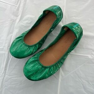 Tieks Emerald Green Ballet Flats Women’s 8